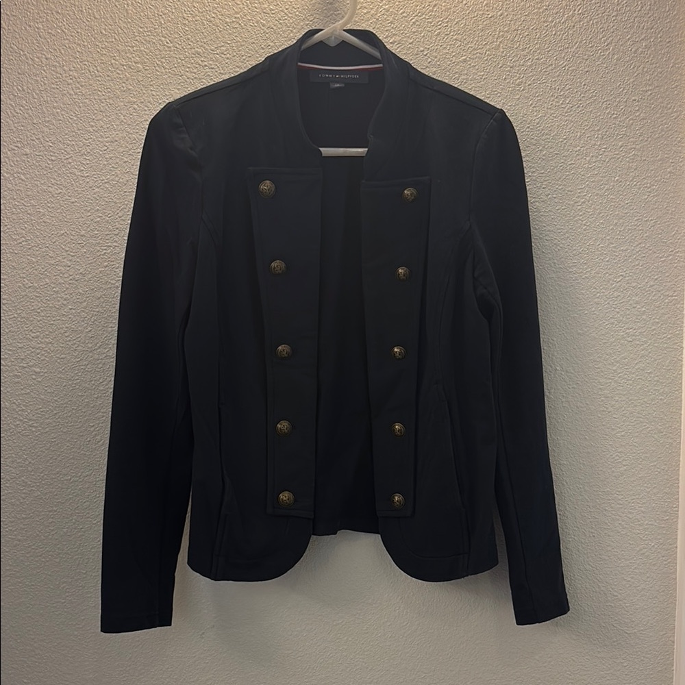 Tommy Hilfiger Navy Military Style Jacket